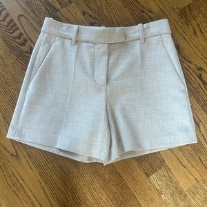 Aritzia - Wilfred Natural Ecru Tailored Shorts